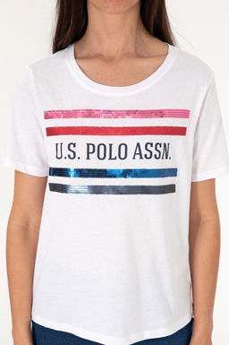 Kad_n Beyaz Ti__rt Sepette S_rpriz _ndirim - U.s. polo assn фото 6