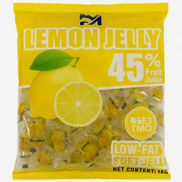 Желейные конфеты со вкусом лимона 1 кг
