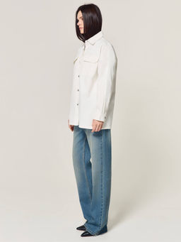 CONTE CON-924 Ветровка джинсовая женская off white