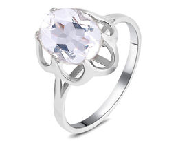 Кольцо, горный хрусталь, СПН02601