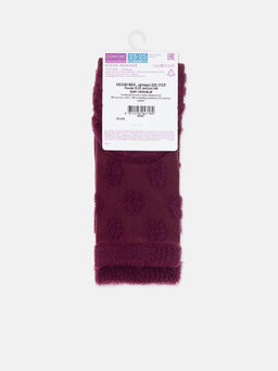 Цена за 2 пары CONTE COMFORT Махровые носки из хлопка с объемными рисунками лиловый - Conte elegant фото 7