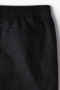 Pantal?n corto de lino Relaxed Fit - H&m фото 11