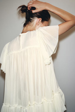 EMBROIDERED FLUID TOP - Zara фото 4