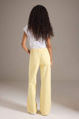 Sar? Yuksek Bel Wide Leg Jeans TWOSS25JE00252 - Trendyolmilla фото 5