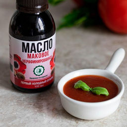 Маковое масло первого холодного отжима 100 мл