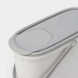 Контейнер для стирального порошка, 5 л, 11×24.6×32 см, серый