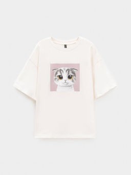 КР 302835/белая лилия к603 фуфайка (футболка) для дев