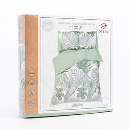 Постельное белье Этель евро Tropics (вид 2) 200*217 см,240*220 см,70*70 см -2 шт  фото 2