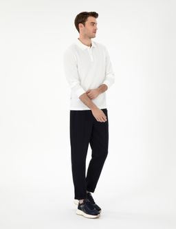 Ekru Slim Fit K_vr_lmaz Yaka Sweatshirt - Pierre cardin фото 4