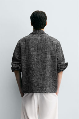 ZIP-UP TEXTURED OVERSHIRT - Zara фото 3