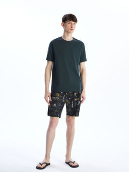 Diz Hizas? Boy Desenli Erkek Deniz ?ortu