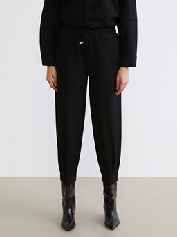 Beli Lastikli S?et G?r?n?ml? Kad?n Jogger Pantolon