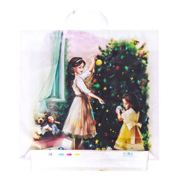 Цена за 25 шт. Пакет новогодний «Чудо», полиэтиленовый с петлевой ручкой, 45×45 см, 60 мкм