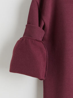 New York City Bask?l? Kad?n Kal?n Sweatshirt Tunik