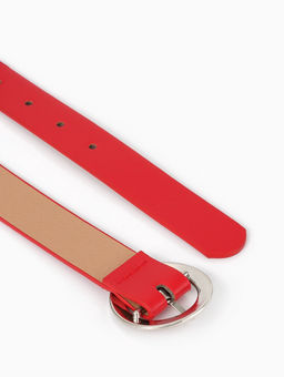 Ремень женский, 1 прокол, 3.5×110 см, без винта, красный