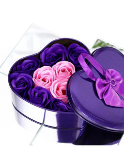 Мыльные розочки, фиолетовые и розовые, набор 11 шт. - SB BEAUTY фото 7