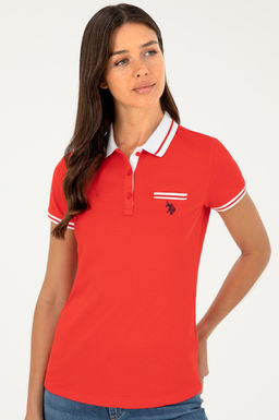 Футболка U.S. Polo Assn хлопок с эластаном красная фото 10