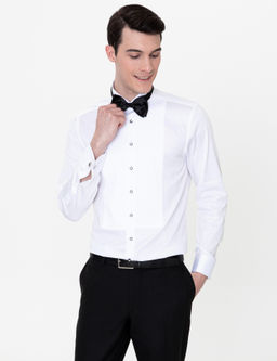 Beyaz Slim Fit Smokin G_mlek