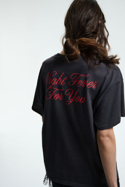 Camiseta oversize con motivo estampado - H&m фото 7