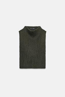 30% WOOL RIB TOP - Zara фото 6