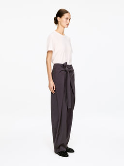 Pantalones sastre con detalle cruzado - H&m фото 5