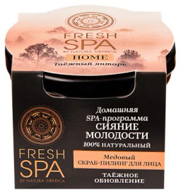 "NS" Fresh SPA Home/ Таежный янтарь/ Скраб-пилинг медовый д/лица 75мл