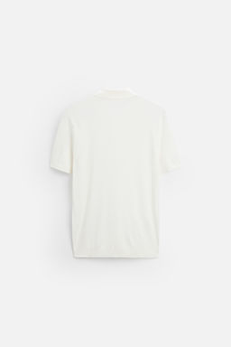 REGULAR FIT KNITTED POLO SHIRT - Zara фото 8