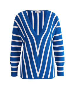 Пуловер, сине-белый - Ashley brooke фото 2