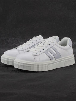 03-YC380-1 WHITE Кроссовки женские (натуральная кожа)