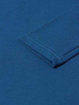 Футболка с длинным рукавом мужская MINAKU синяя, р-р 46