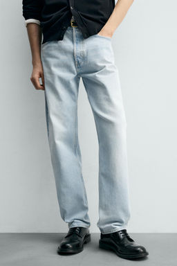 JEANS STRAIGHT FIT / Azul claro - Zara фото 5