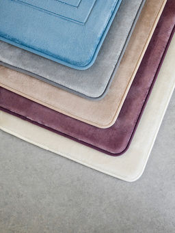 Коврик для туалета 50x60 лиловый полиэстер 100%