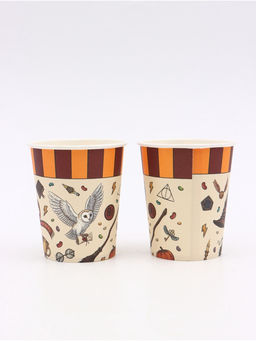 Посуда одноразовая бумажная на 10 персон: стаканы, тарелки, Волшебник