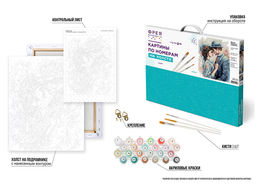 ФРЕЯ PNB/PL-363 Набор для раскрашивания по номерам 50 х 40 см Долгожданное свидание