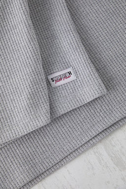 TRENDYOL MAN Gri Regular Fit Etiket Detayl? Atlet Sortlu Orme Pijama Tak?m? TMNSS25PT00028 - Trendyolmilla фото 6
