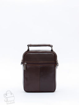 Сумка мужская кожаная 632M brown Fuzhiniao