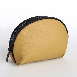 Косметичка-сумка п/ов L-б/н, 20*8*13, отд на молнии, под кожу, бежевый