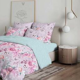 КПБ Розовый зефир бязь хлопок 100% Евро - Лен поволжья фото 2