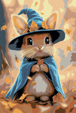 ФРЕЯ PNB/PS-376 Набор для раскрашивания по номерам 30 х 20 см Волшебный зверек