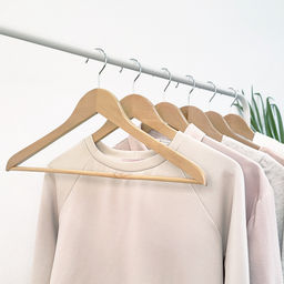 Набор вешалок дерев., 6 шт., прямых, с переклад., 44.5*23*1.2 см, цвет сиреневый, LAV, шт - Valiant фото 27