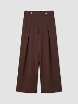 Loose Fit K?z ?ocuk Poplin Pantolon