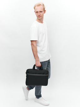 LACCOMA сумка НБ607A-черный полиэстр фото 2