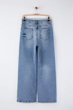 Mavi Yuksek Bel Comfort Esnek Wide Leg/Genis Paca Jeans TWOAW26JE00272 - Trendyolmilla фото 6