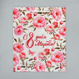 Цена за 2 шт. Пакет подарочный ламинированный, упаковка, 8 марта, ML 21?25?8 см