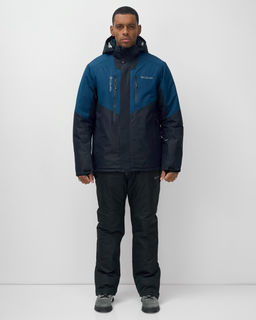 Горнолыжный костюм мужской зимний темно-синего цвета 07713TS - Mtforce фото 2