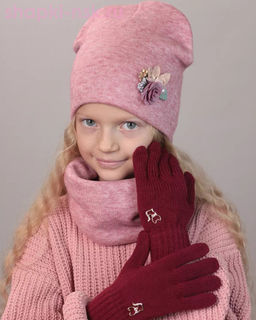 400-TG (р-р 15/7-8 лет) Перчатки - Теплыши фото 4