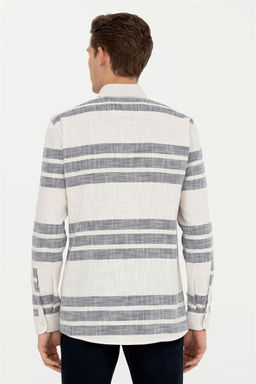 Мужская рубашка с длинным рукавом Stone - U.s. polo assn фото 12