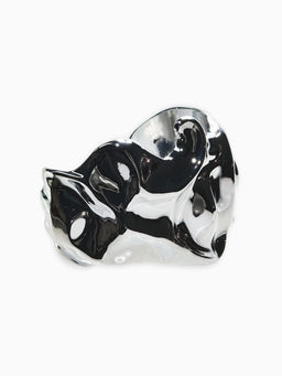 Цена за 2 шт. Браслет каркасный "Лава", цвет серебро