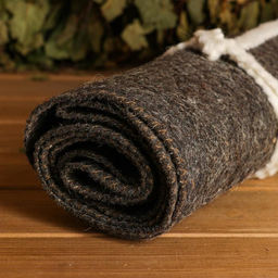 Лежак для бани Классический, войлок, темный, 150х50см - Добропаровъ фото 15