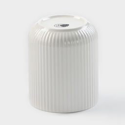 Банка для сыпучих BellaTenero, 600 мл, d=10 см, с бамбуковой крышкой, фарфор, белая